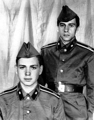 Евгений Кукушкин и Анатолий Павлов, фото 1978 года, г.Пушкин