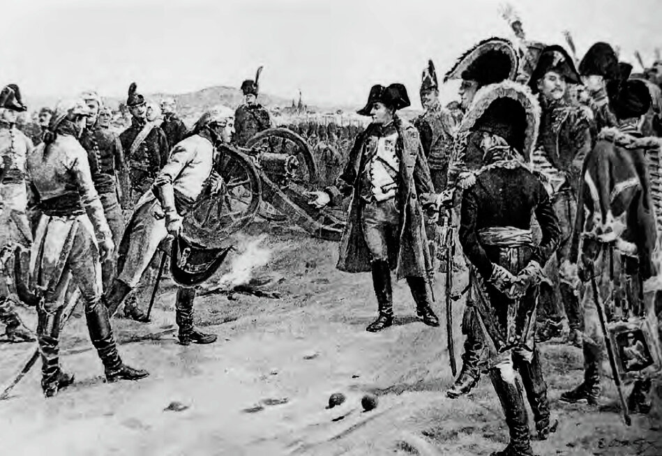Э. Бутиньи. Капитуляция в Ульме. (Исходное изображение взято с https://commons.wikimedia.org и является общественным достоянием).