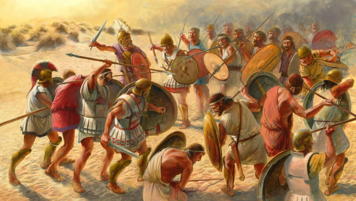 Битва с Карфагеном. Битва при Гимере 480. Гоплиты Карфагена. После победы над македонией римляне