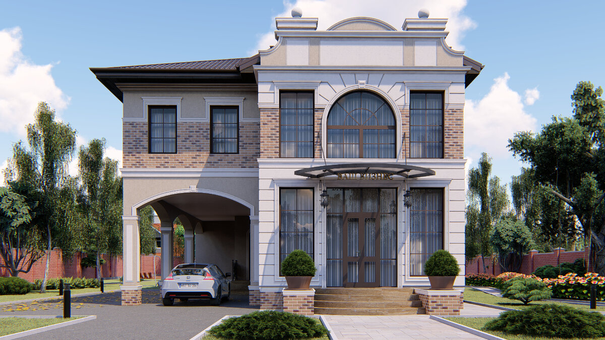 варианты отделки фасадов дома