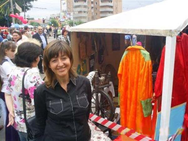 Автор на праздновании Дня города Абакана