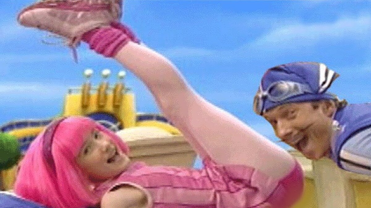 Lazytown stephanie feet