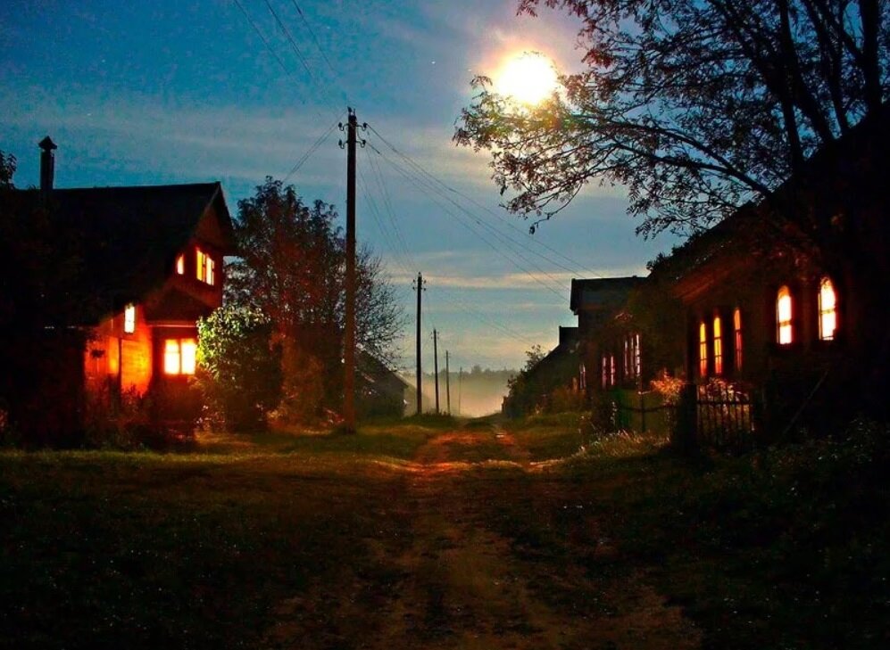 Летняя наша жизнь в старом доме. Вечер в деревне. Ночь в деревне. Летний вечер в деревне. Поздний вечер в деревне.