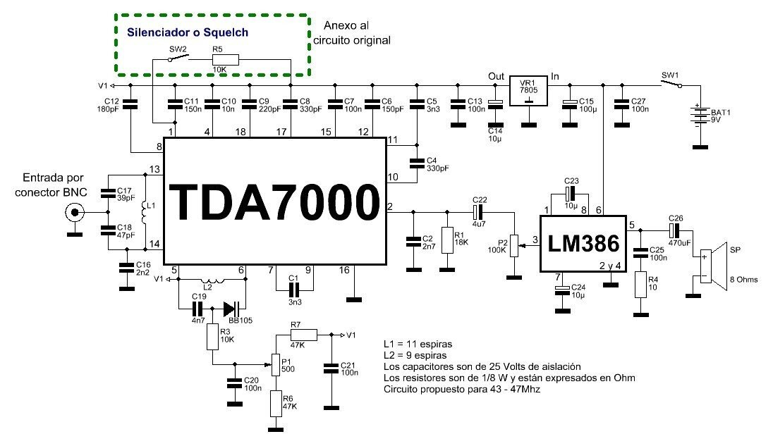 УКВ-приемник 64-108МГц на микросхеме U2510В