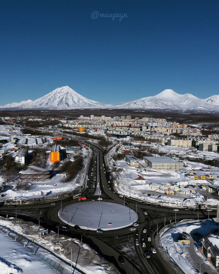 Петропавловск-Камчатский (столица Камчатского края). Фото взято на просторах интернета для иллюстрации.