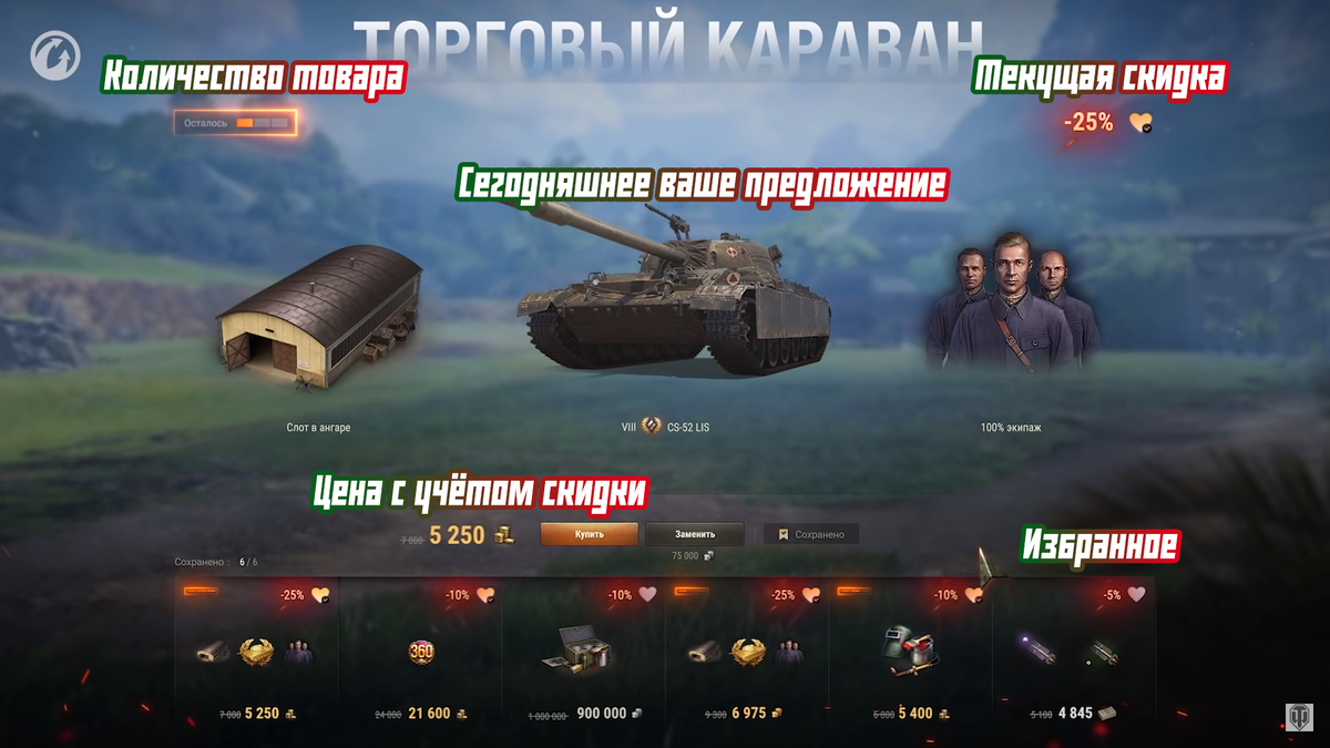 Лис со слотом и экипажем за 5 250 голды - недурно!