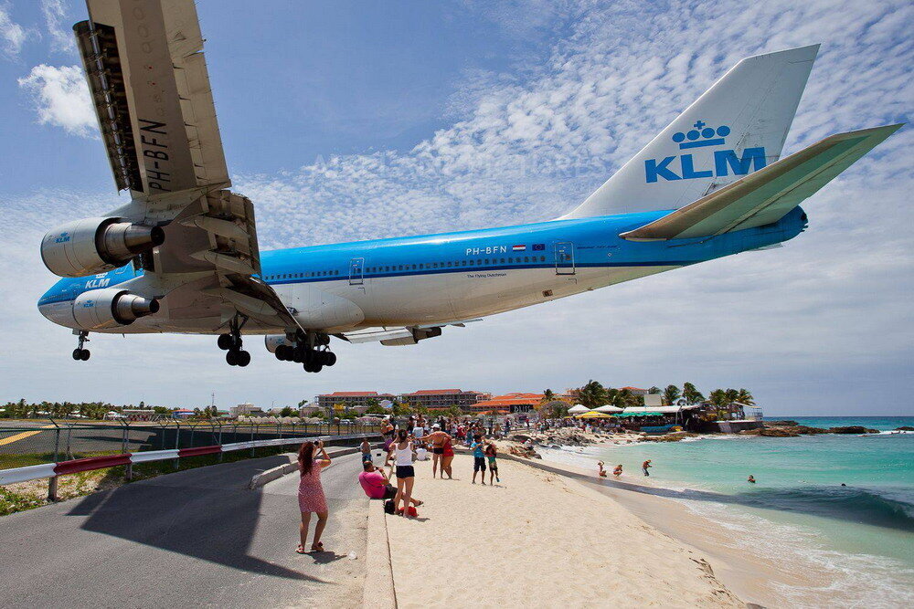 Пляж Maho Beach