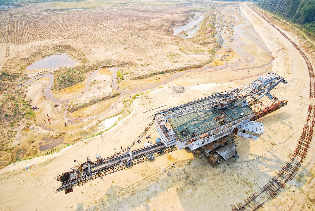 Заброшенный абзетцер в Подмосковье