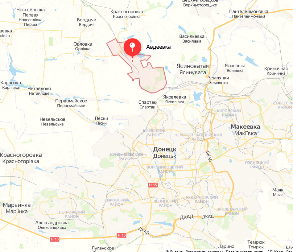 Карта украины авдеевка на карте украины