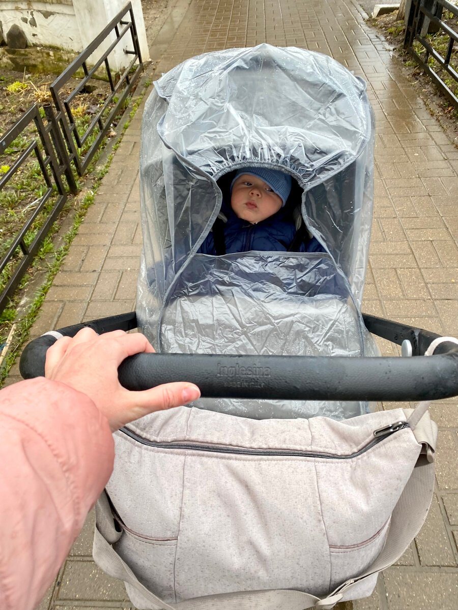В поездку взяли прогулочный блок нашей Inglesina Electa.