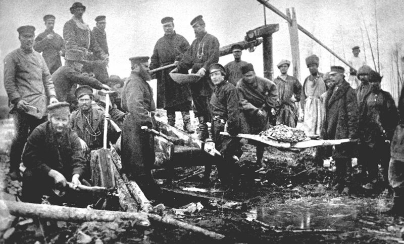 Добыча золота в Сибири