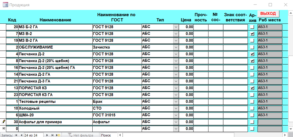 Как на АБЗ ввести новую продукцию для пользователей ПАК Крутой замес от Матрикс 