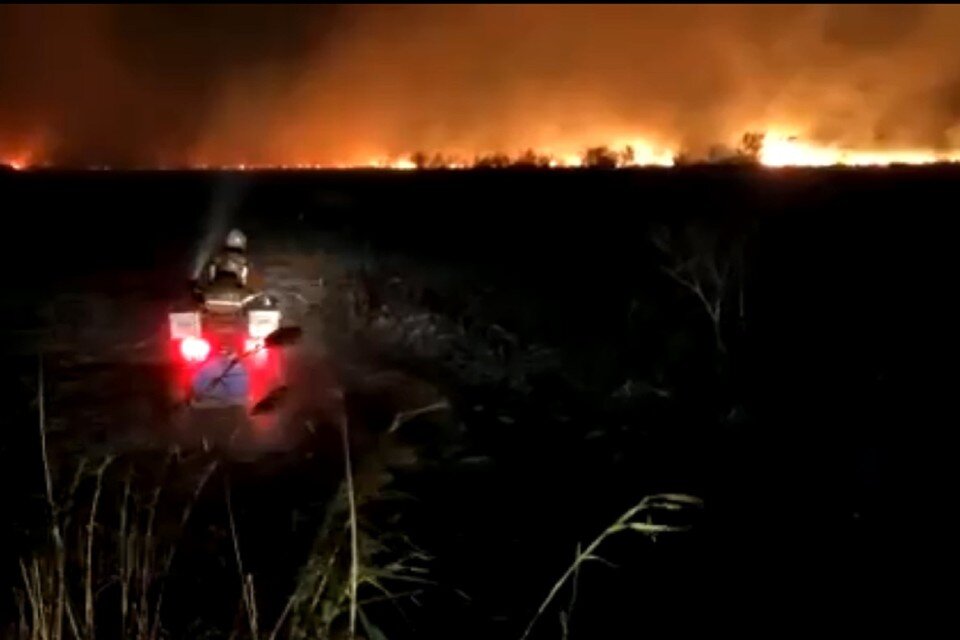     В Ростове локализовали пожар на Чемордачке. Фото: ГУ МЧС по РО.