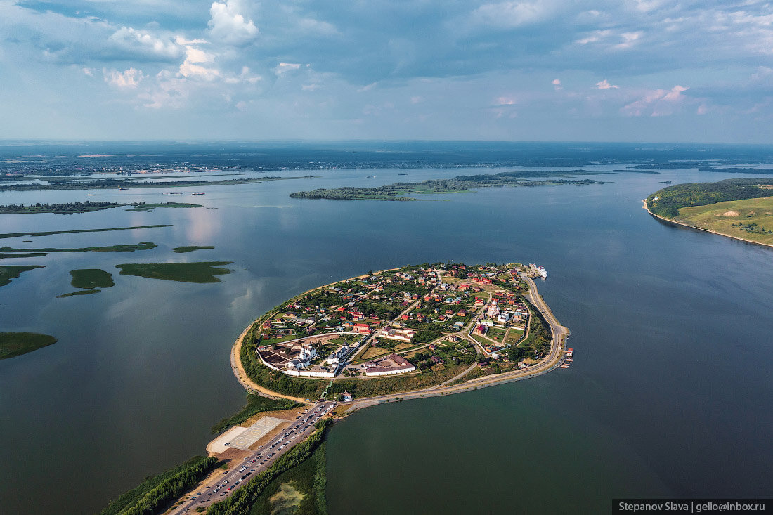 остров свияжск зимой