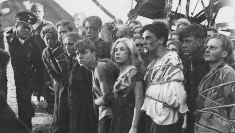 Кадр из фильма «Молодая гвардия» Сергея Герасимова, 1948 год