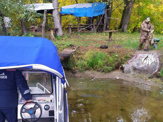     Спасенный "Робинзон". Фото: Саратовская областная служба спасения