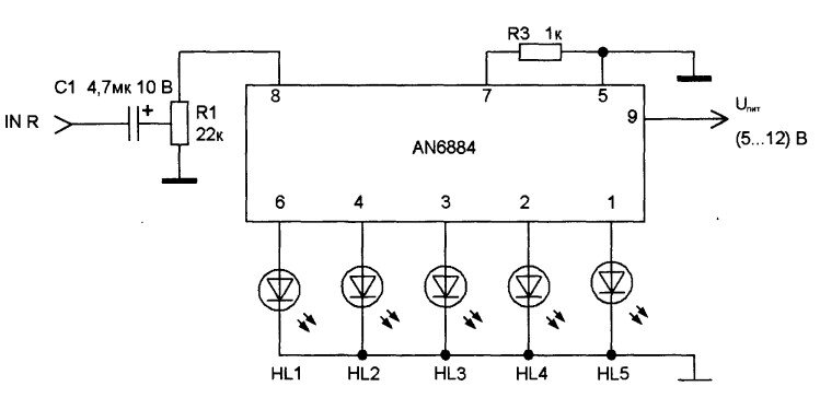 Микросхемы индикации уровня звукового сигнала или несветомузыка своими ...