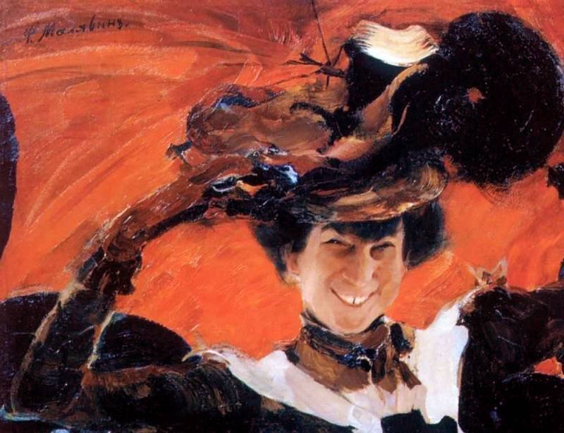 Портрет Мары Олив, Ф.А.Малявин 1922 год (музей им.А.Н.Радищева. Саратов)