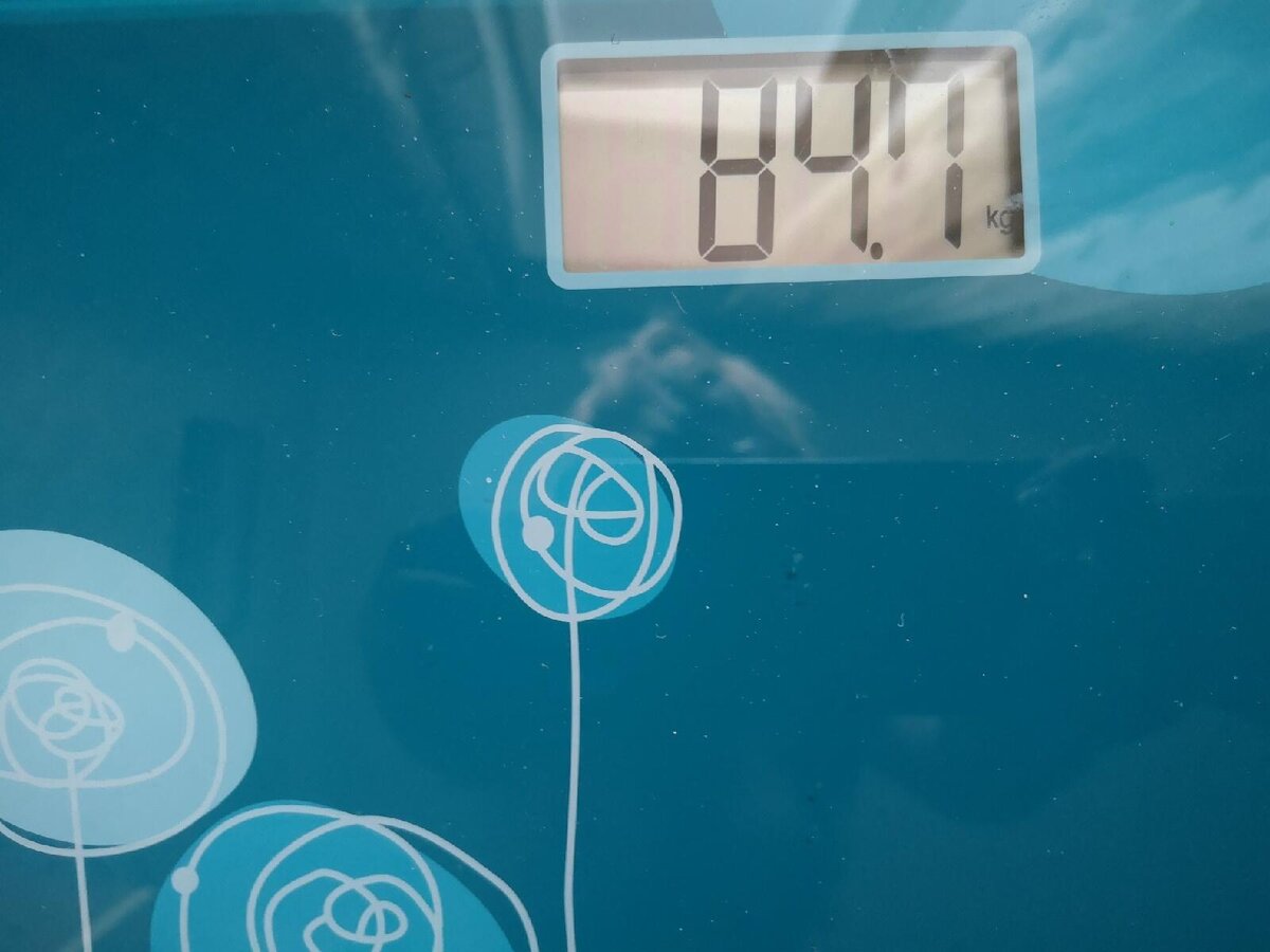Мой вес от  23.02.21г.