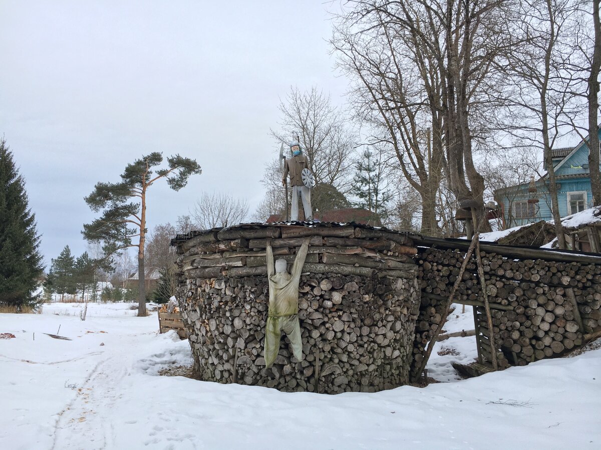 Дровница в Лампово