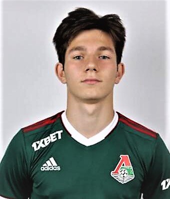 Никита Иосифов  игрок фк Локомотив фото из открытых источников