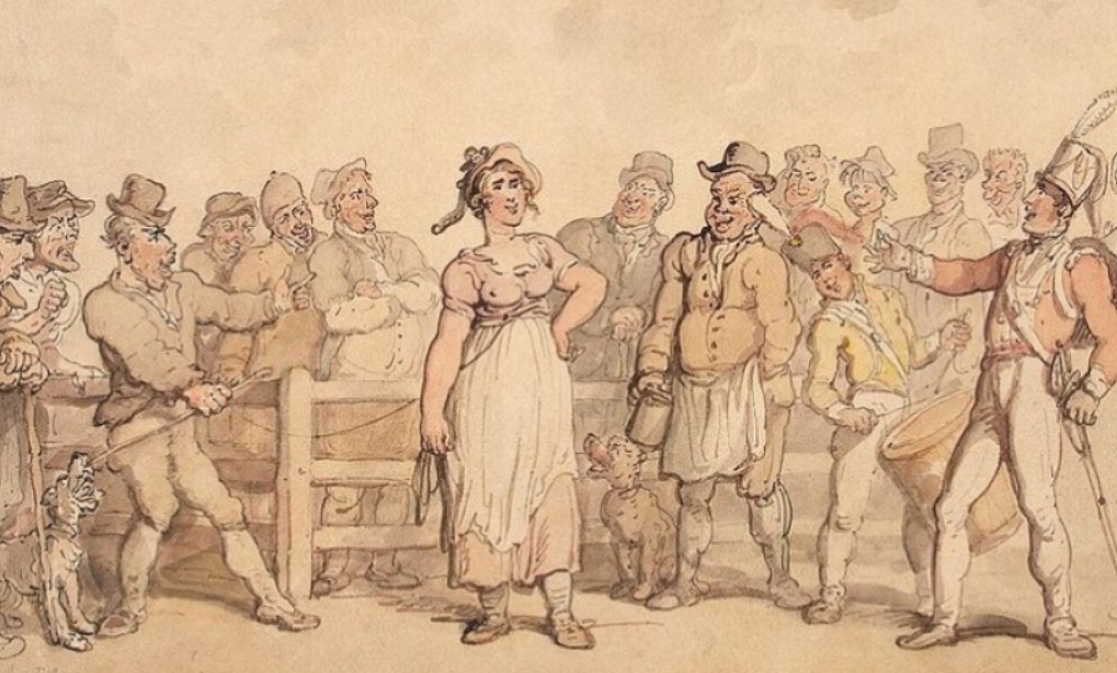 Эта женщина явно приветствует театрализованную форму своего развода с алкоголиком