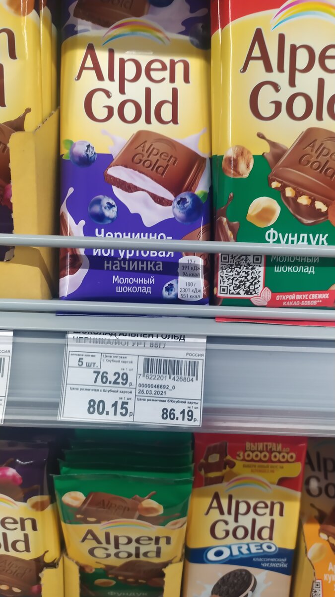 За плитку шоколада отдаем уже почти 100 рублей