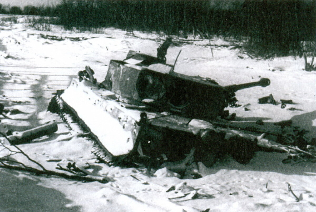 Немецкий танк тигр 1943 зима