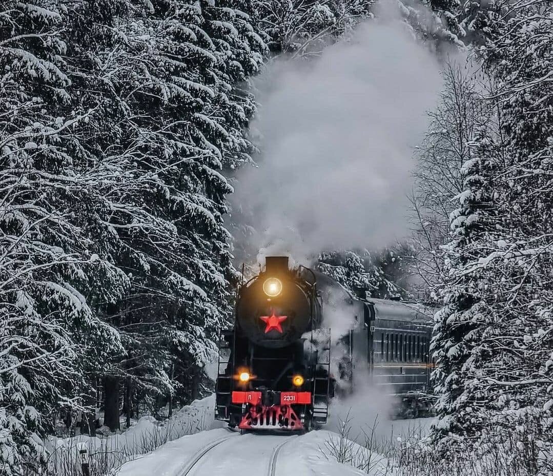 Фото (из Instagram) by @kvant_man - паровоз Л-2331