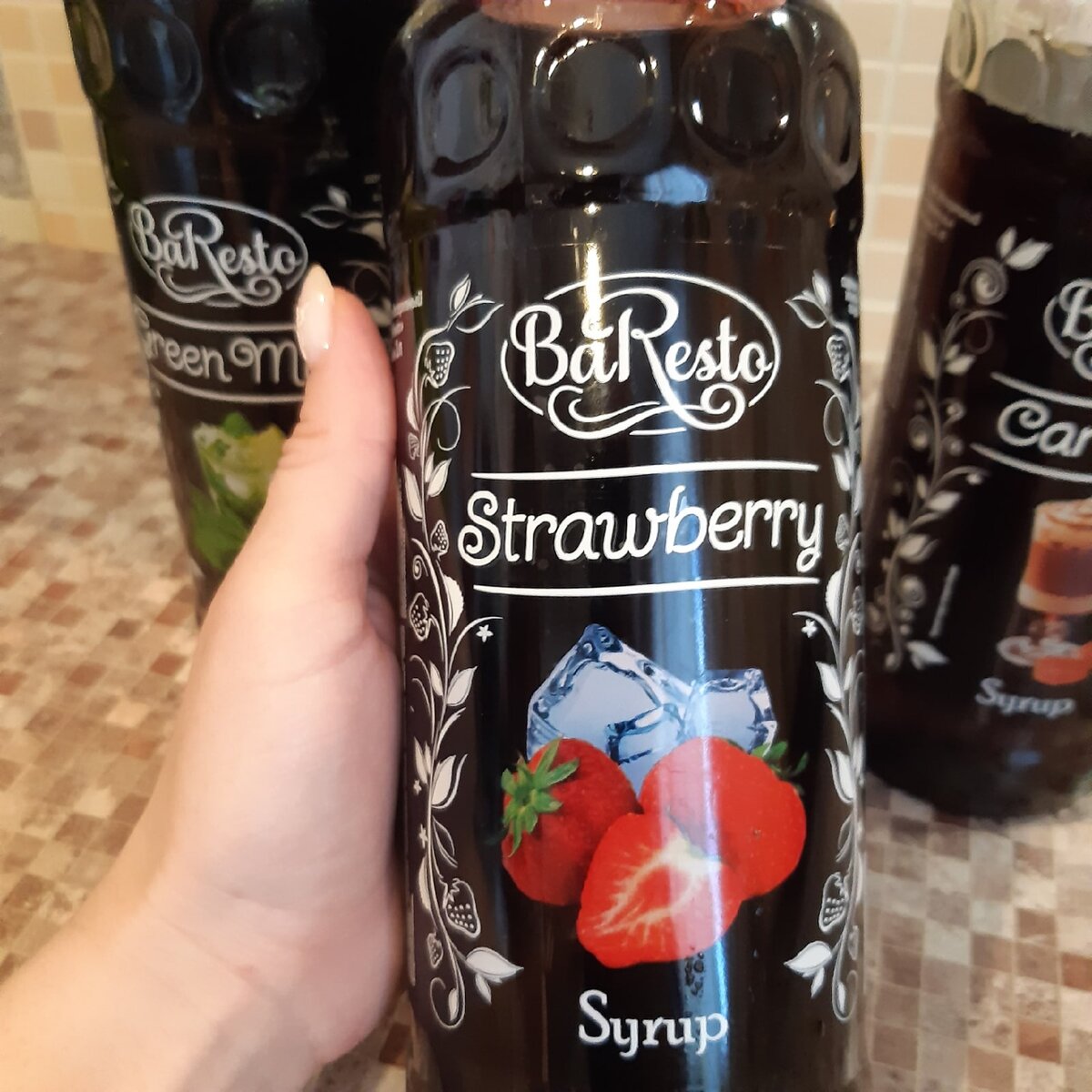 Десертный сироп "Клубника". Фото автора