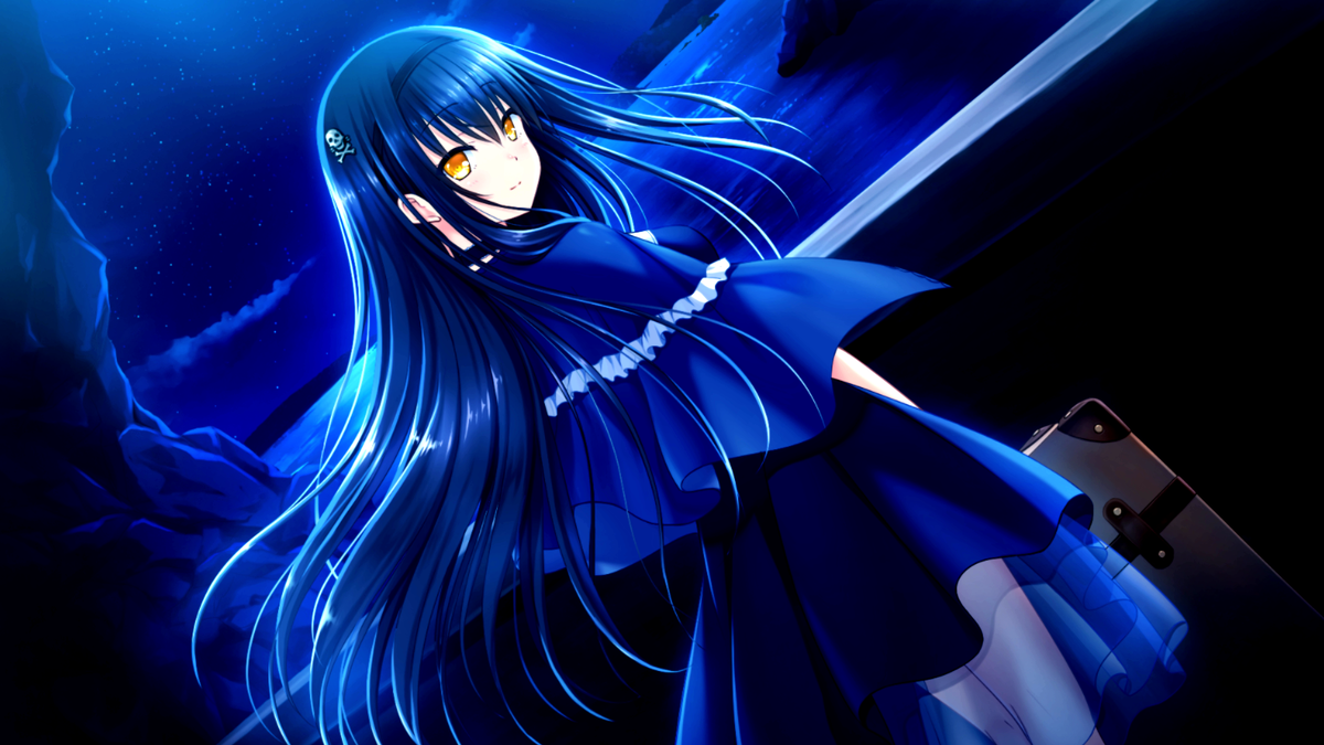 Скриншоты из моего любимого «Summer Pockets». Было нужно чисто для превью... Извините :)