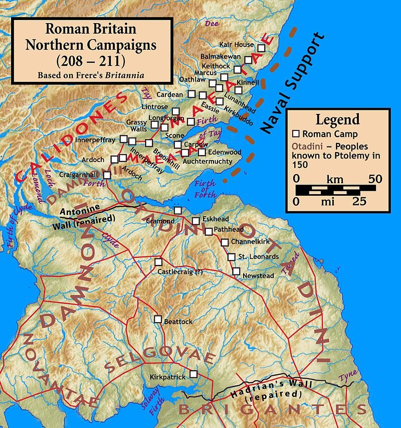 Походы Септимия Севера в Британии.