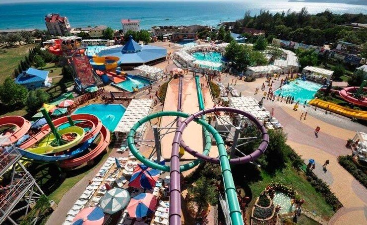 Судакский аквапарк.