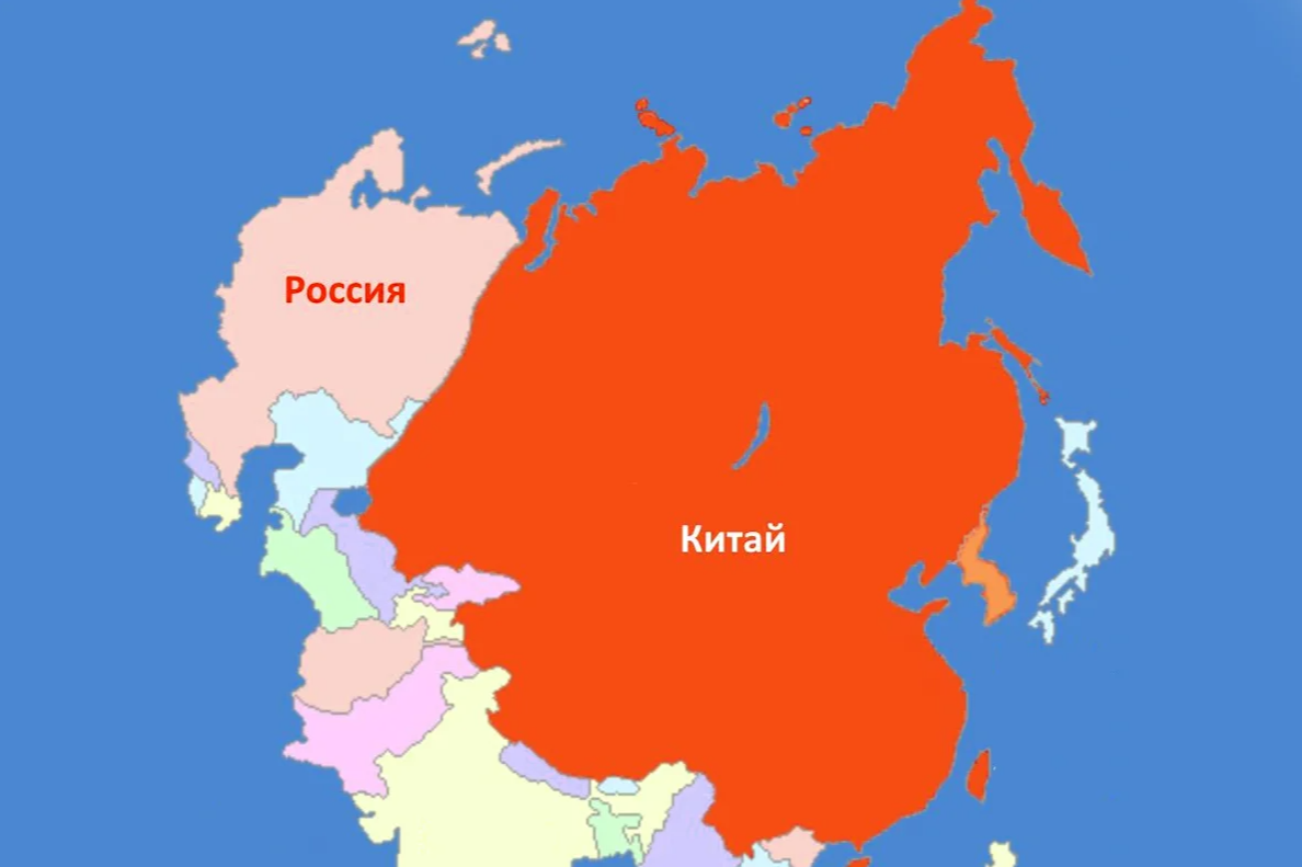 Карта россии 2050