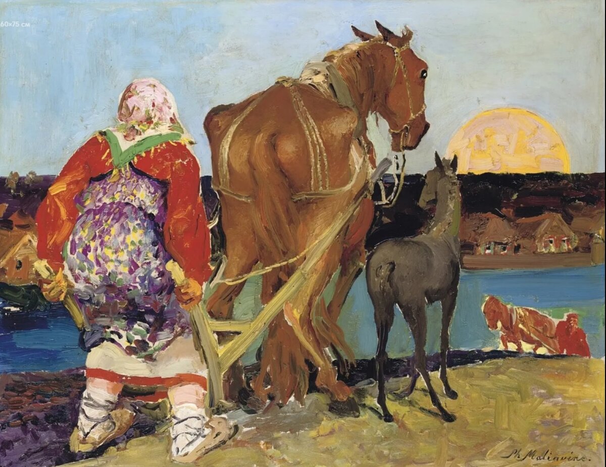 Малявин Филипп Андреевич картины лошади