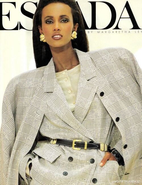 Топ-модель Иман для Escada 1988.