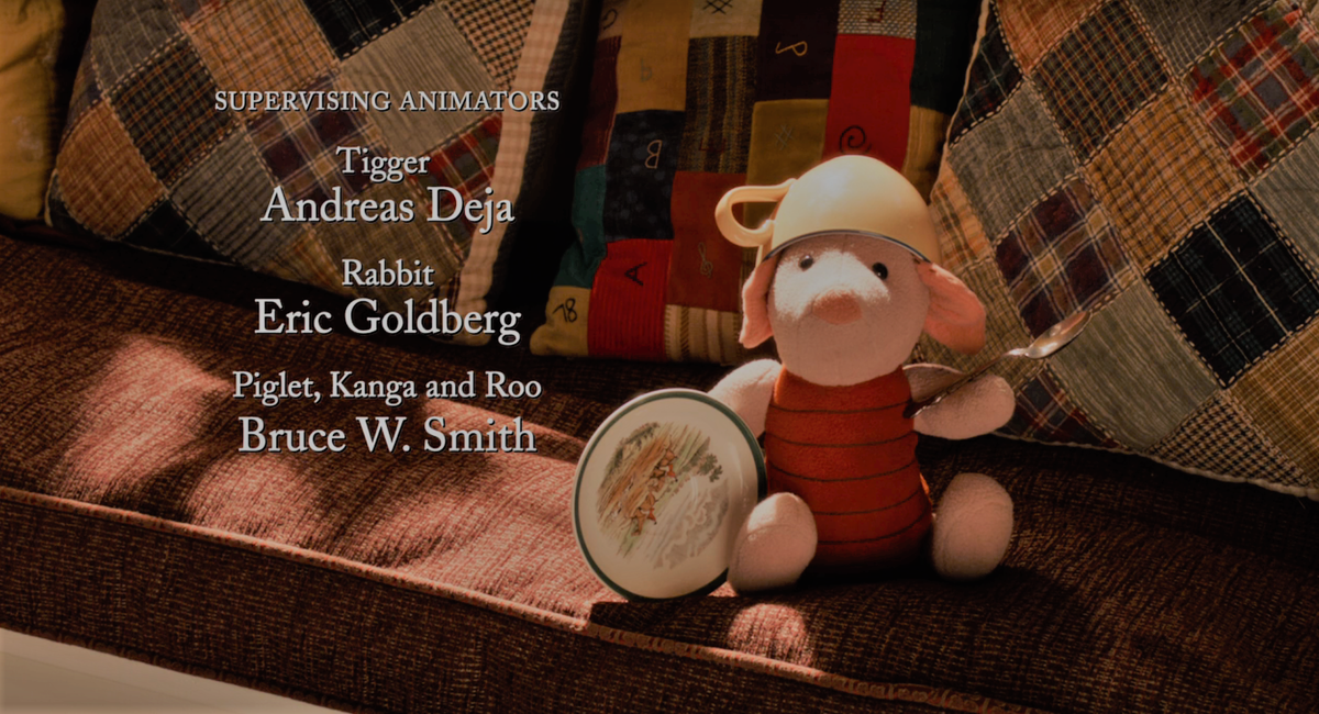 Пример закадровых титров из мультфильма "Медвежонок Винни и его друзья"