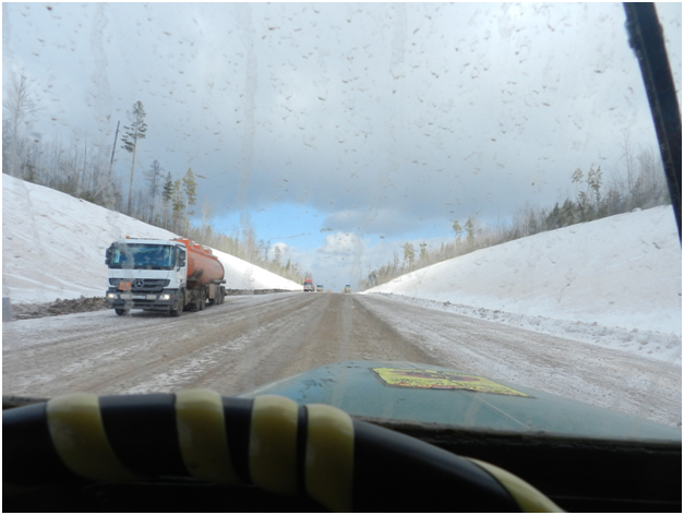 Так теперь выглядит начало Большого  Зимника.... год 2019-й