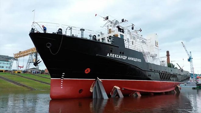 БГК «Александр Анищенко» пр.19920, спуск на воду