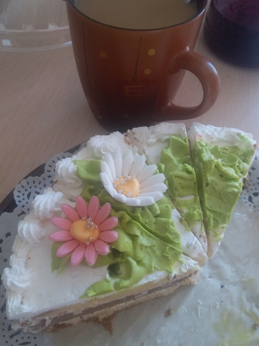 Источник вдохновения: торт и кофе (личное фото)