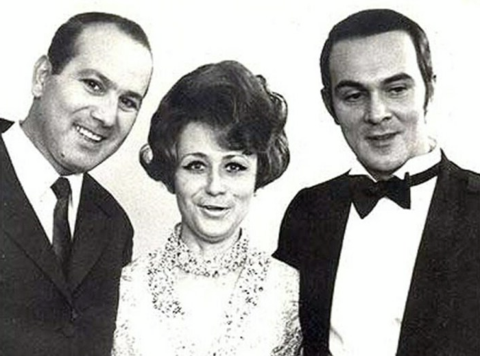 Светлана Моргунова с Бедросом Киркоровым и Муслимом Магомаевым