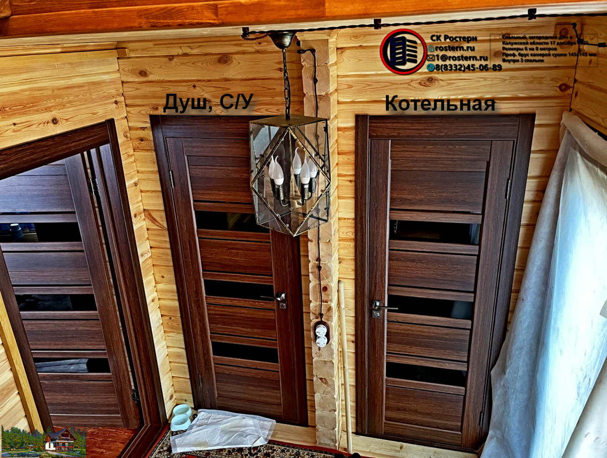 первый этаж спального домика 6х8. источник фото: https://rostern.ru/