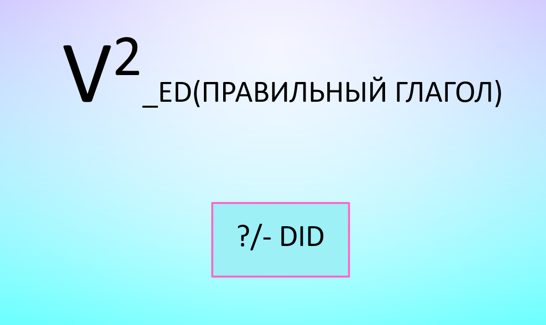 Буквой “V”-обозначен «глагол» (от англ. Verb), цифра сверху-нужная форма глагола (их бывает 3)