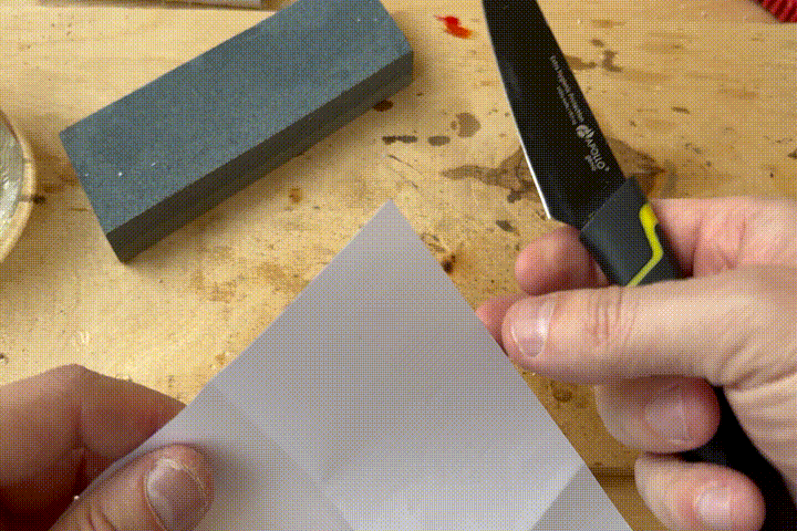 Нож теперь режет, как по маслу.