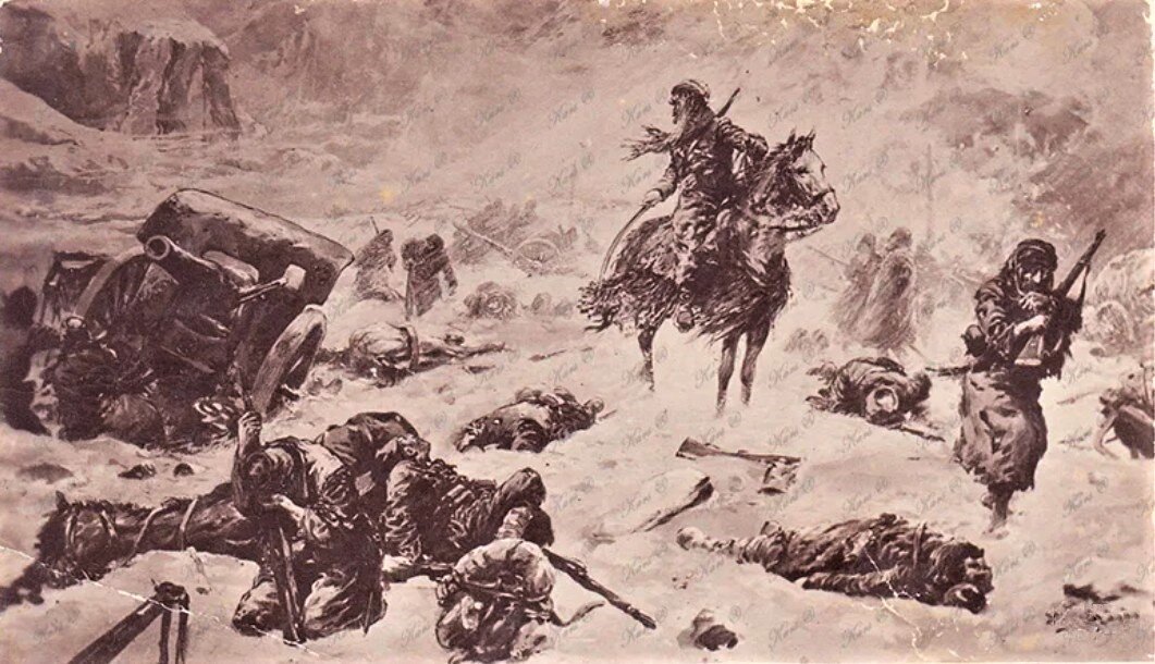 Сарыкамыш 1914 карта