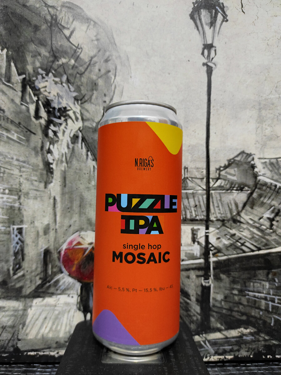 NEW RIGA`S BREWERY Puzzle IPA Mosaic