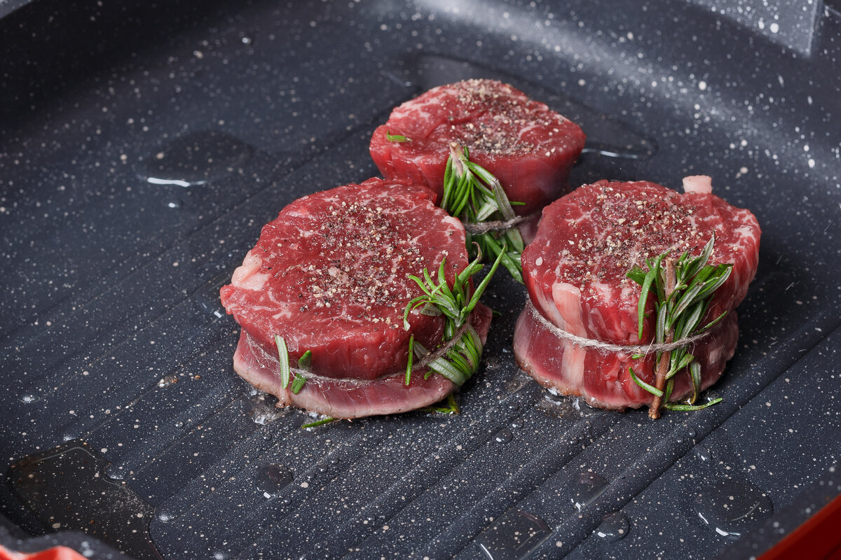 Филе миньон на сковороде