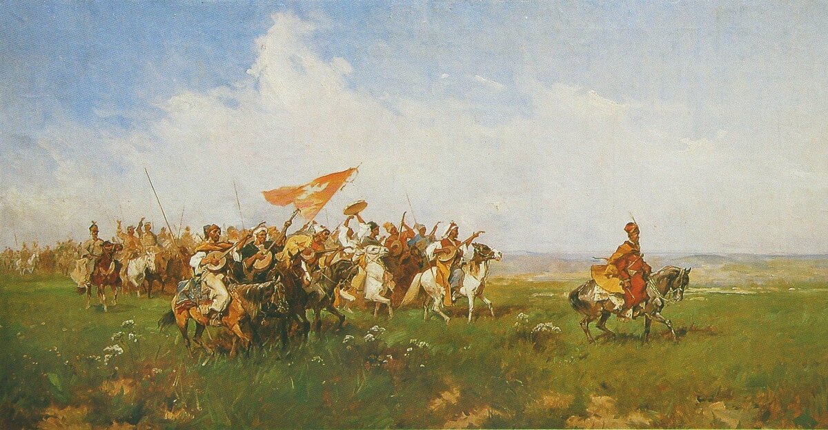 В марте 1671 года атаман Степан Разин двинулся к столице вольного Дона