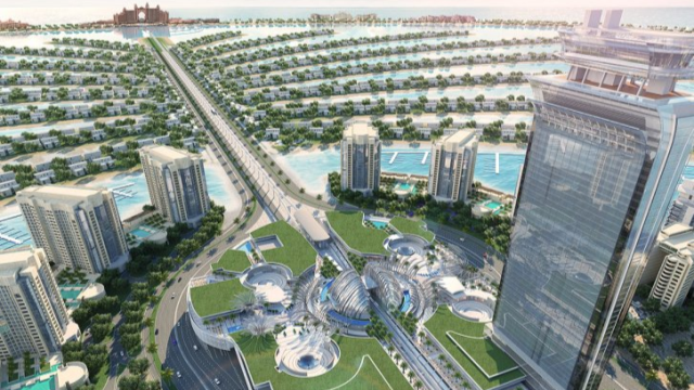 Один из привлекательных для туристов вариантов от Mira Estate — апартаменты в The Palm Tower. Это новый ЖК на верхушке «ствола» Пальмы Джумейра, знаменитого рукотворного острова