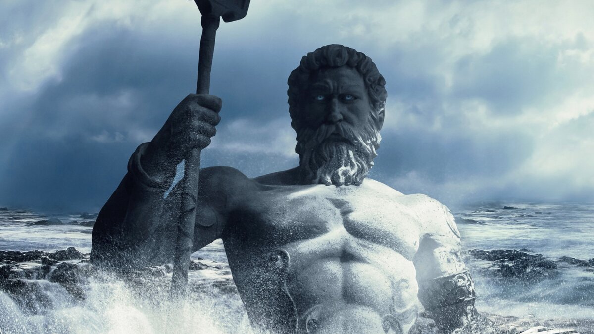 Бог морей и океанов. Фото в свободном доступе